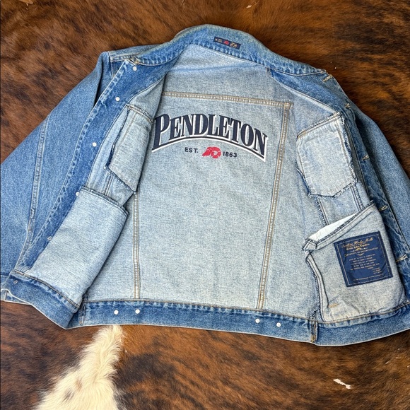 Vintage Pendleton Denim Jacket - Picture 3 of 8